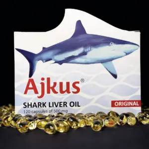 Ajkus Shark Liver Oil original 120 kapsula od 500 mg