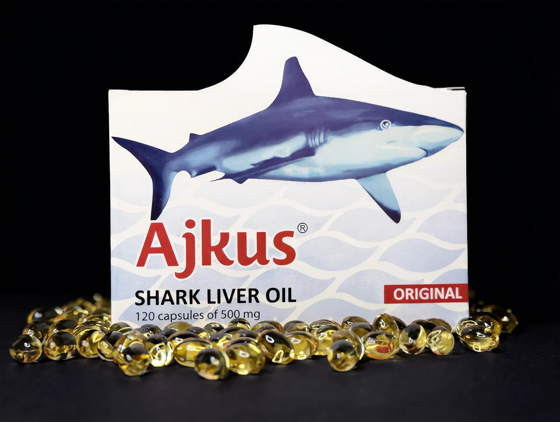 Ajkus — Ulje iz Ajkuline Jetre, kutija 120 kapsula